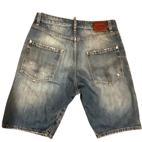 DSQUARED Other - DSQUARED Faded Blue Jean Shorts